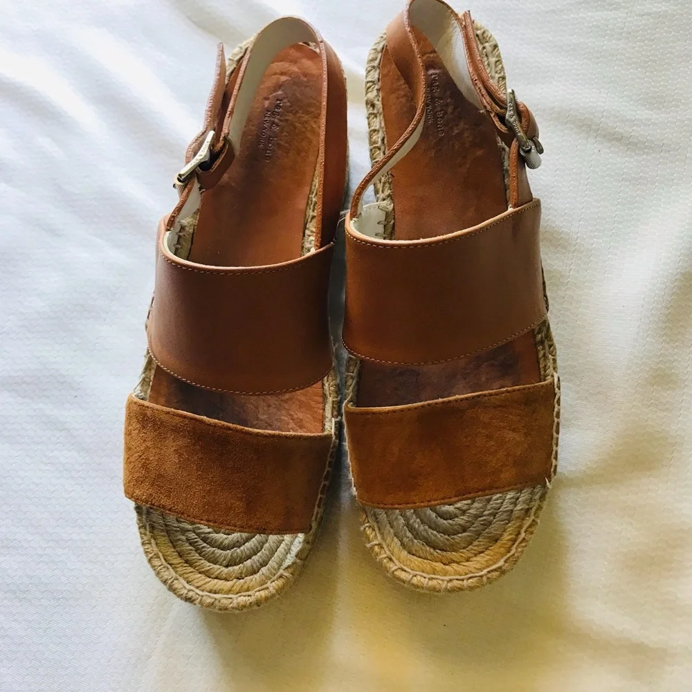 Rag & bone Women's Tan Platform Sandals - Picture 8 of 12